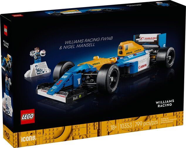 LEGO ICONS - Williams Racing FW14B és Nigel Mansell - 10353