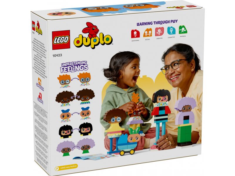 LEGO DUPLO 10423 - Megépíthető figurák különféle érzelmekkel