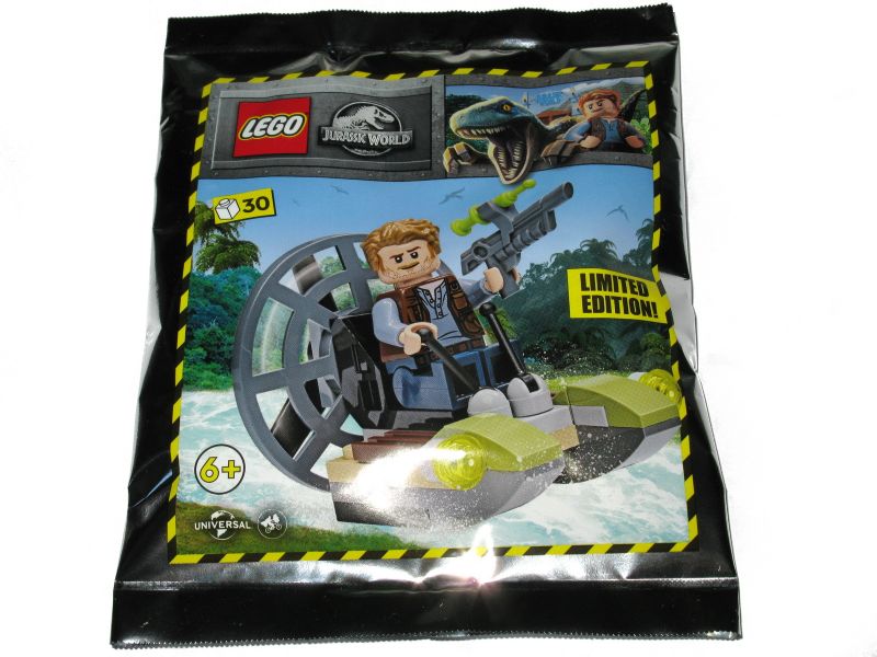 LEGO Jurassic World - Owen with Airboat foil pack - 122220