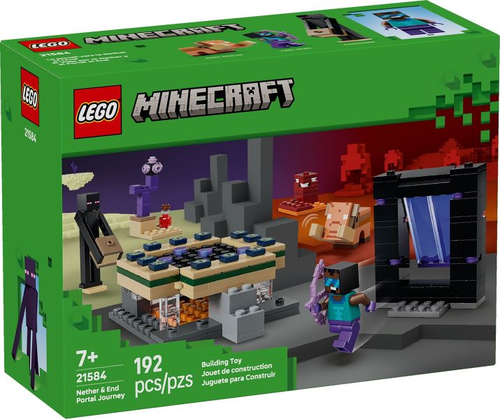 LEGO Minecraft - Utazás az Alvilág kapujához és a Végportálhoz - 21584