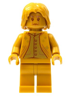 Hp277 - LEGO Minifigura - Professor Severus Snape - 20th Anniversary Pearl Gold