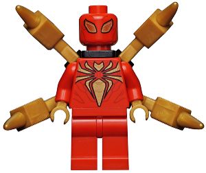 Sh692 - LEGO Minifigura - Iron Spider Armor - Mechanical Arms with Barbs