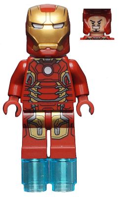 Sh167 - LEGO Minifigura - Iron Man - Mark 43 Armor