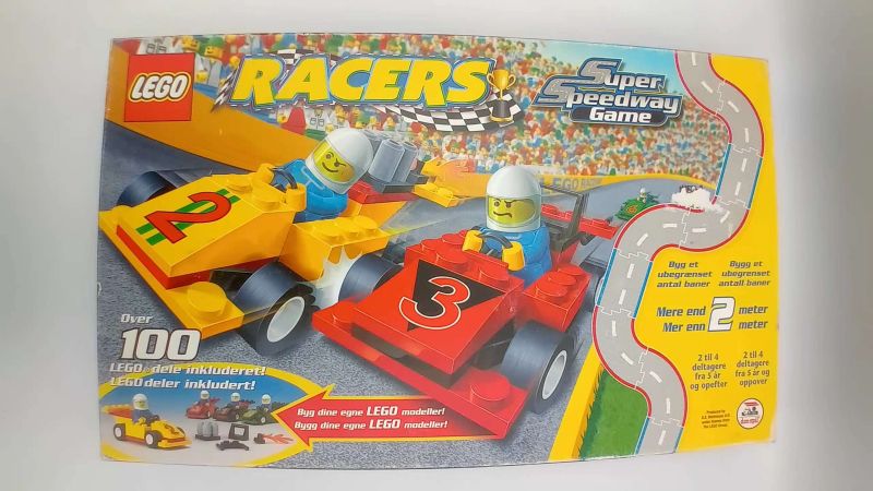 LEGO - Racers Super Speedway Board Game (Dán/Norvég) - 31314