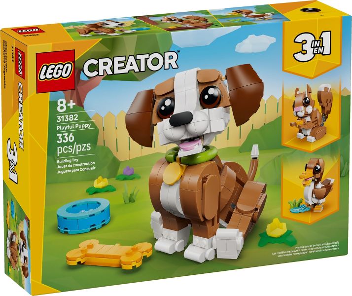 LEGO Creator - Aranyos állatok: Játékos kiskutya - 31382