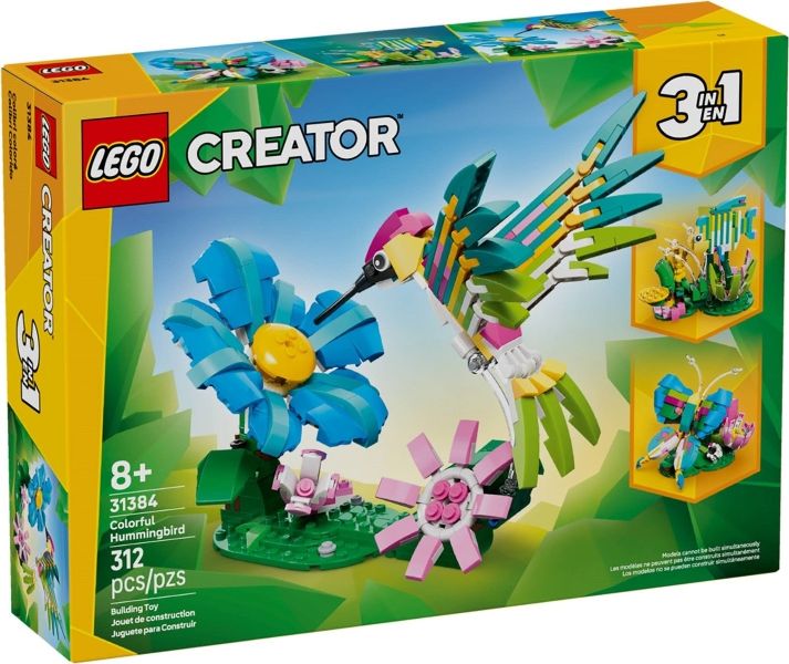 LEGO Creator - Vadállatok: Színpompás kolibri - 31384