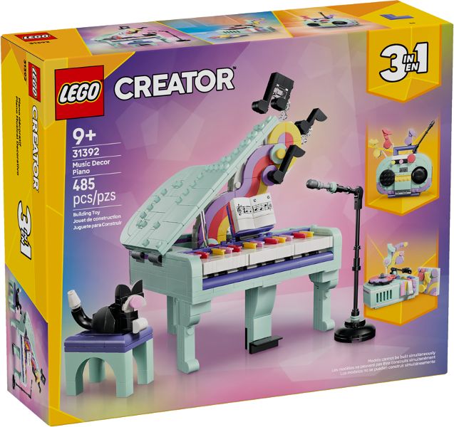 LEGO Creator - Zenés dekoráció cicával - 31392