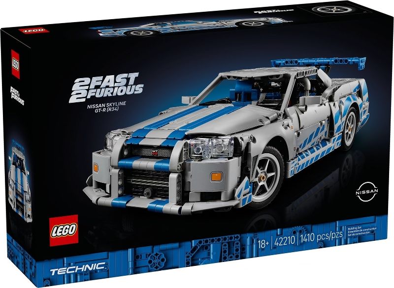 LEGO Technic - 2 Fast 2 Furious Nissan Skyline GT-R (R34) autó - 42210