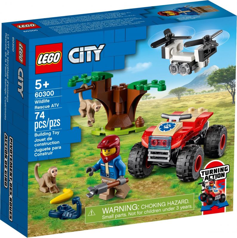 LEGO City Vadvilági ATV mentőjármű