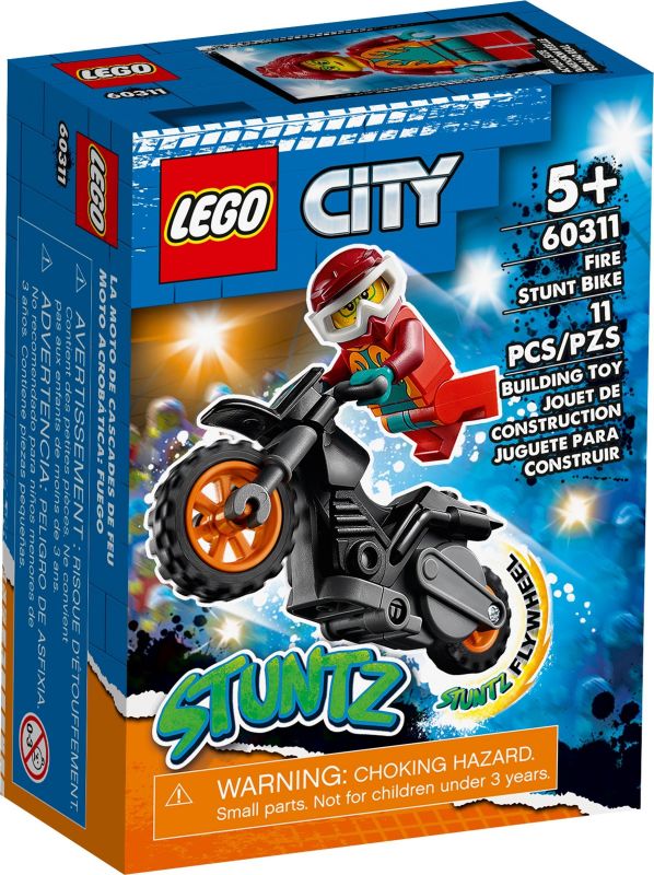 LEGO City Fire kaszkadőr motorkerékpár