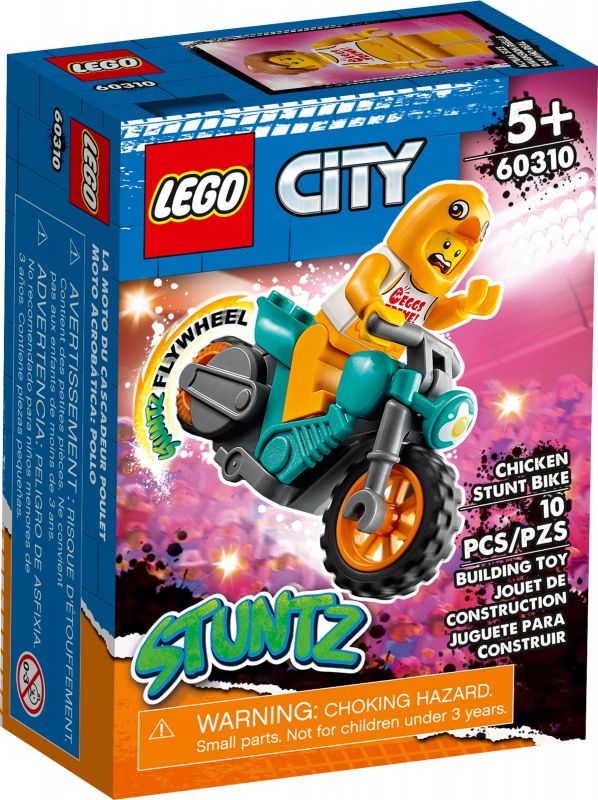 LEGO City Chicken kaszkadőr motorkerékpár