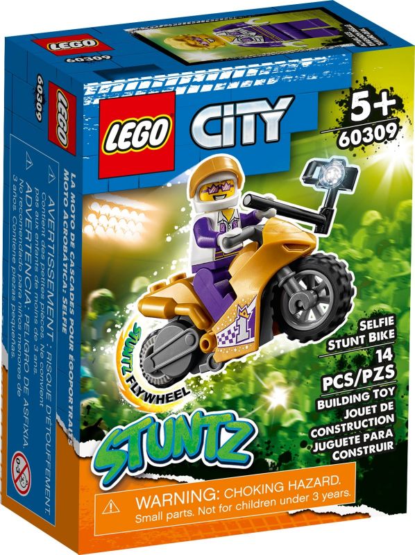 LEGO City Selfie kaszkadőr motorkerékpár