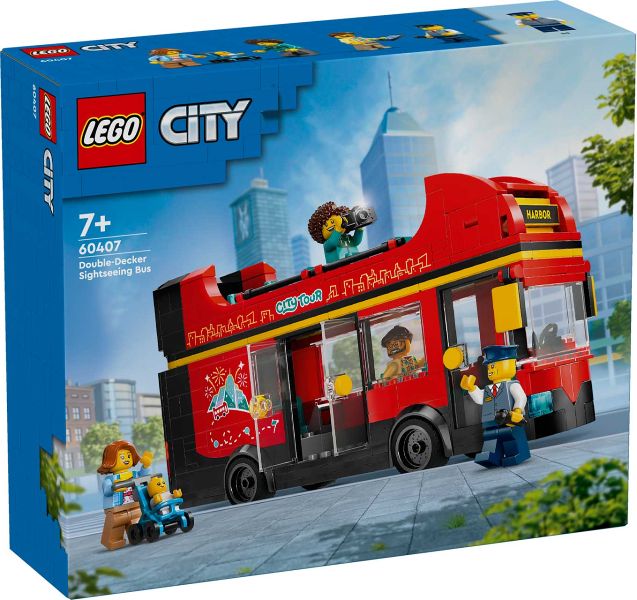 LEGO City - 60407 Piros emeletes turistabusz