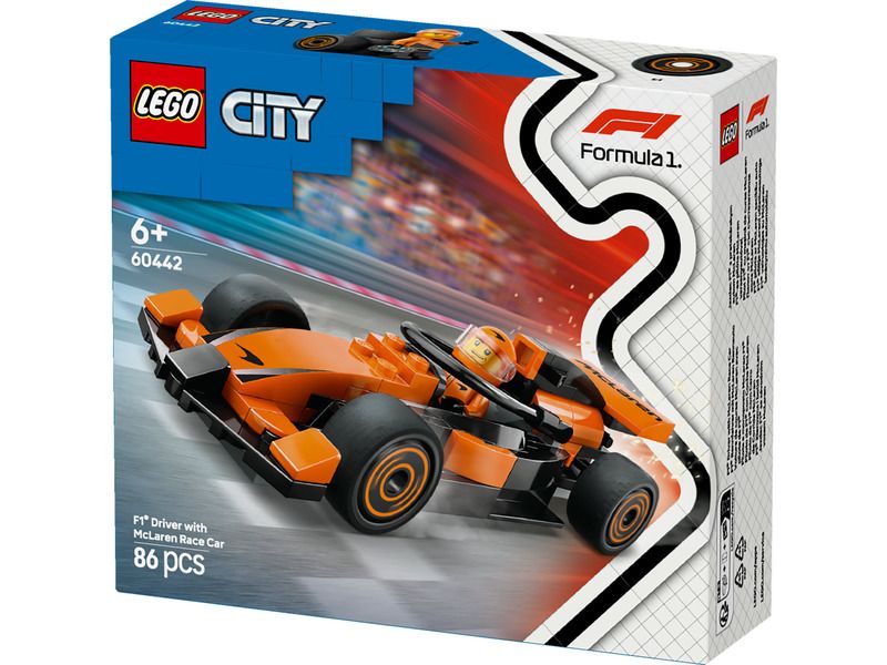 LEGO City - F1-es pilóta McLaren versenyautóval - 60442