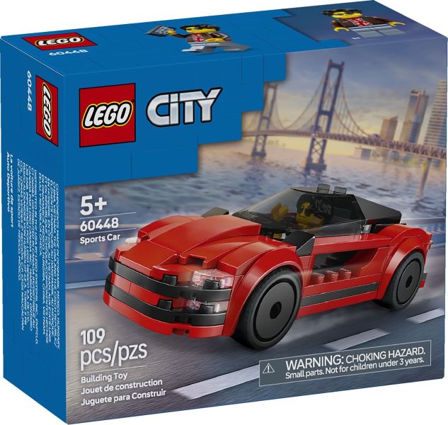 LEGO City - 60448 Piros sportautó