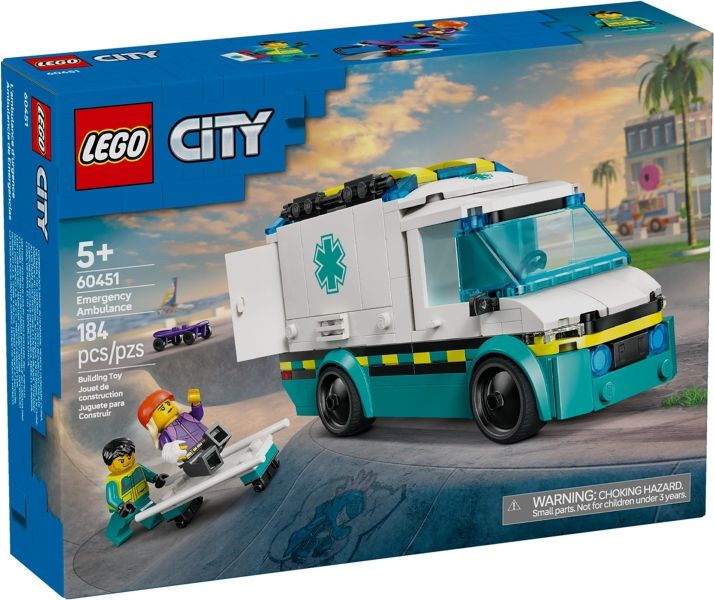 LEGO City - 60451 Sürgősségi mentőautó