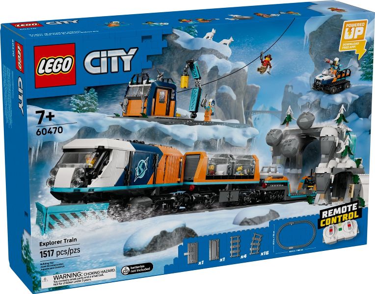 LEGO City - Felfedezők sarkvidéki expresszvonata - 60470