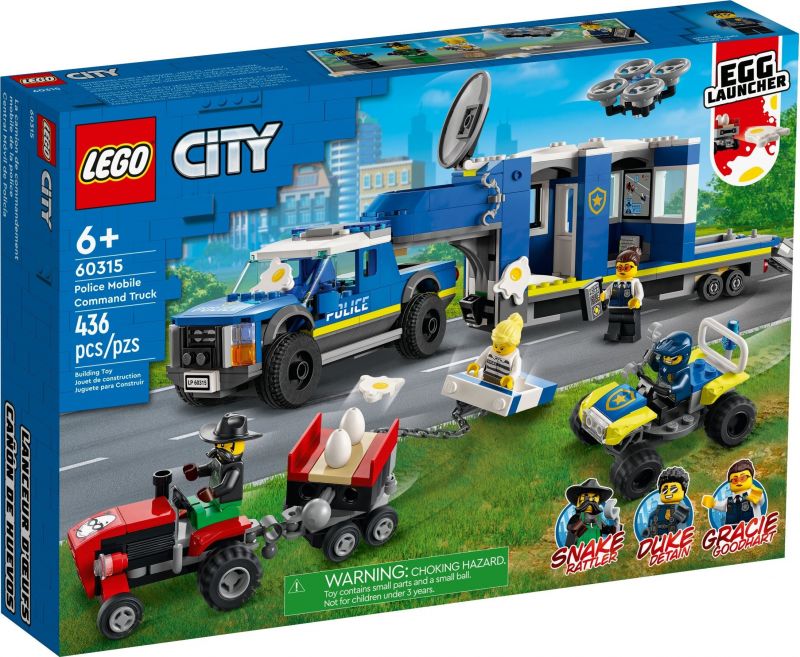 LEGO City Rendőrségi mobil parancsnoki kamion