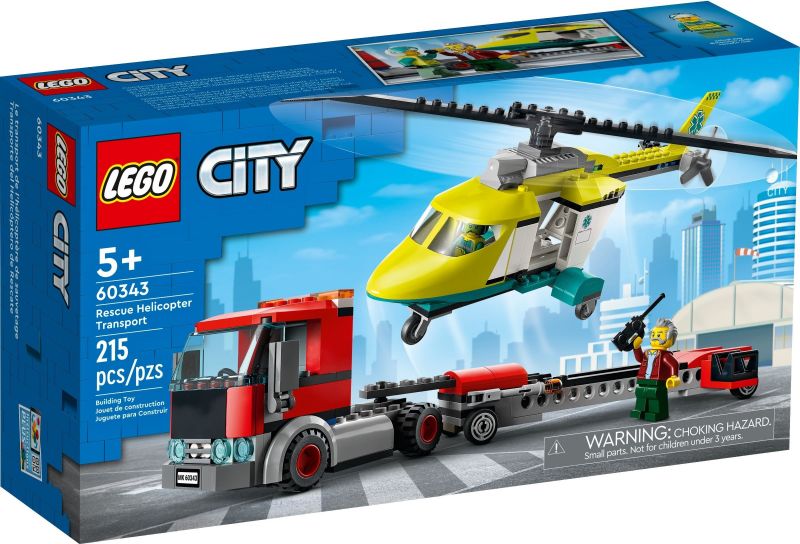 LEGO City Mentőhelikopteres szállítás