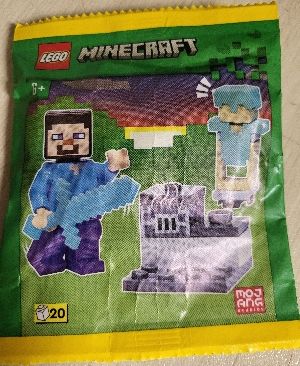 LEGO Minecraft - Steve with Diamond Armor paper bag - 662317