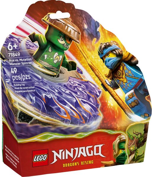LEGO NInjago - Nya egy mutáns szörny pörgettyűje ellen - 71849