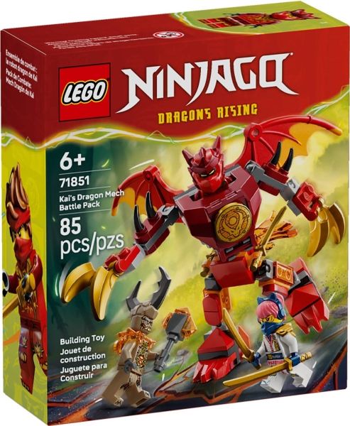LEGO Ninjago - Kai sárkánypáncélja, harci csomag - 71851