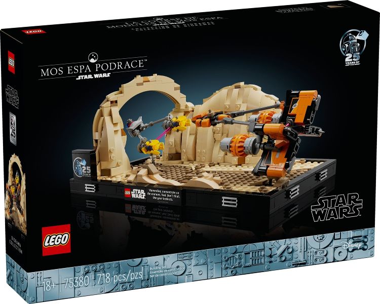 LEGO Star Wars 75380 - Mos Espa verseny dioráma