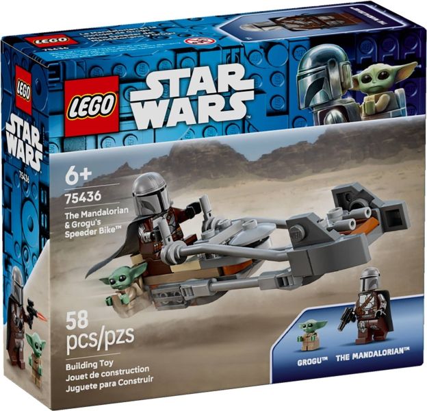 LEGO Star Wars - A Mandalóri és Grogu speeder bike-ja - 75436