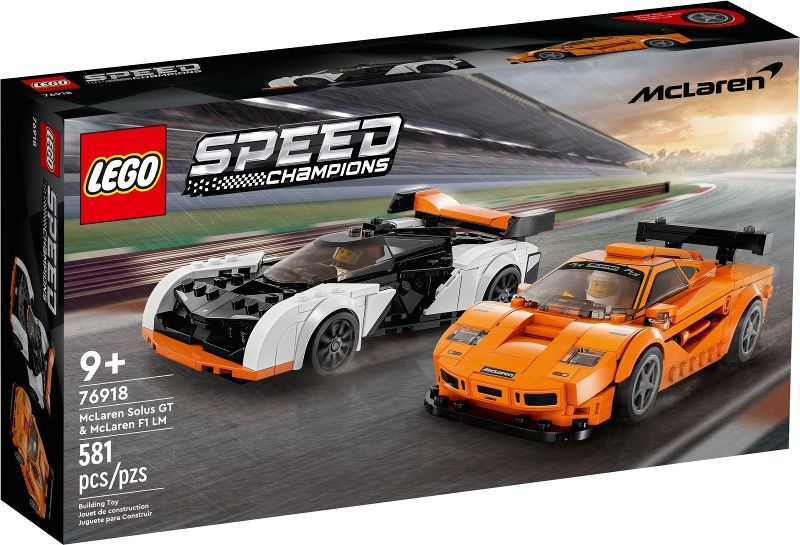 LEGO Speed Champions - McLaren Solus GT & McLaren F1 LM - 76918