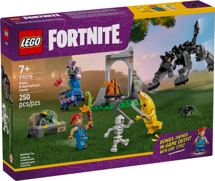 LEGO Fortnite - Peely és sparkplug táborhelye - 77075