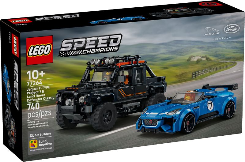 LEGO Speed Champions - Jaguar F-TYPE Project 7 & Land Rover Defender Classic - 77264