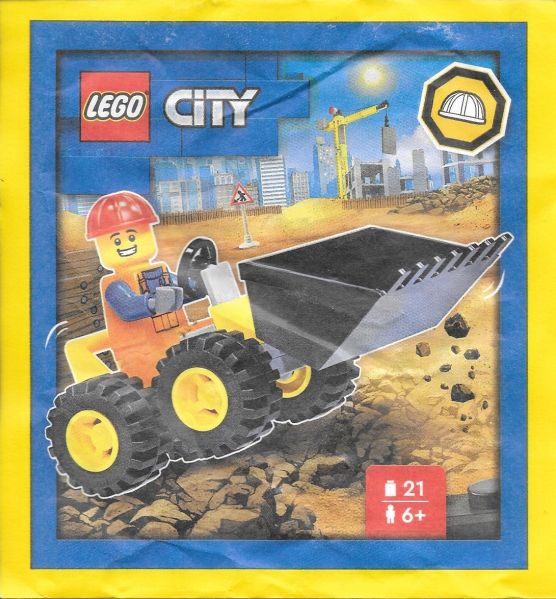 LEGO City - Builder with Digger paper bag - 952310