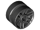 Wheel 14mm D. x 9.9mm with Center Groove, Fake Bolts and 6 Double Spokes