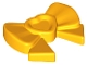 Friends Accessories Hair Decoration, Bow with Heart, Long Ribbon, and Small Pin
