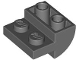 Slope, Curved 2 x 2 Inverted with 2 Recessed Studs