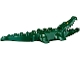 Alligator / Crocodile with 20 Teeth with Yellow Eyes with White Glints Pattern with Blue Technic, Pin 1/2
