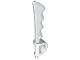 Minifigure, Weapon Sword, Cutlass Serrated with Skull Hand Guard