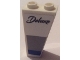 Slope, Inverted 75 2 x 1 x 3 with 'Deluxe' and Light Bluish Gray and Blue Stripe Pattern Model Right Side (Sticker) - Set 60182