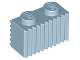 Brick, Modified 1 x 2 with Grille / Fluted Profile