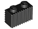 Brick, Modified 1 x 2 with Grille / Fluted Profile