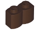 Brick, Modified 1 x 2 with Log Profile