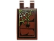 Tile, Modified 2 x 3 with 2 Clips with Yellowish Green Spider Web and Black Spider Pattern (Sticker) - Set 70736