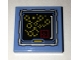 Tile 2 x 2 with Batcomputer Yellow Light Display Pattern (Sticker) - Set 70909