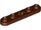 Technic, Plate 1 x 5 with Smooth Ends, 4 Studs and Center Axle Hole