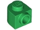 Brick, Round 1 x 1 x 2/3 Half Circle Extended with Stud on Side