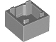 Container, Box 2 x 2 x 1 - Top Opening with Flat Inner Bottom
