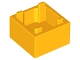 Container, Box 2 x 2 x 1 - Top Opening with Flat Inner Bottom