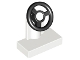 Vehicle, Steering Stand 1 x 2 with Black Steering Wheel