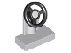 Vehicle, Steering Stand 1 x 2 with Black Steering Wheel