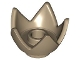 Minifigure, Headgear Crown Eggshell with 5 Points and Center Stud